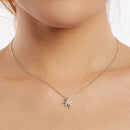 925 Sterling Silver + Nano Opal Stone Pendant Necklace for Women-6
