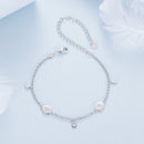 925 Sterling Silver & Plated White Gold CZ Bracelet-4