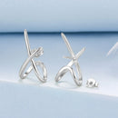 925 Sterling Silver Oxidized Silver Earrings-3