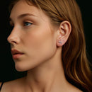 925 Sterling Silver & Moissanite Earrings 0.005ct for Women-7