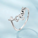 925 Sterling Silver Oxidized Silver Ring for Women-2