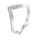 S925 Sterling Silver Moissanite 1.7mm Ring for Women - Size 6-2