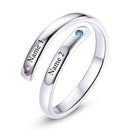 925 Sterling Silver Pavé Setting CZ Oxidized Silver Ring-1