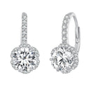 925 Sterling Silver Moissanite 6.5 Carat Earrings for Women-3
