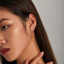 925 Sterling Silver Enamel Oxidized Earrings for Women, 0.7*1.2cm-7