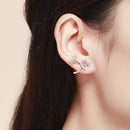 925 Sterling Silver Jewelry Set with Pavé Setting CZ, 2.0*1.4cm-6
