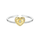 925 Sterling Silver Plated White Gold Pavé Setting CZ Ring for Women-2