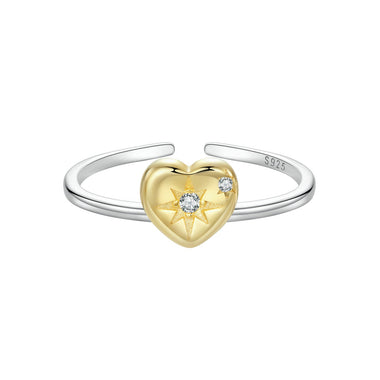 925 Sterling Silver Plated White Gold Pavé Setting CZ Ring for Women - 0