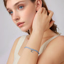 925 Sterling Silver Adjustable Cotton Rope Bracelet for Women-6