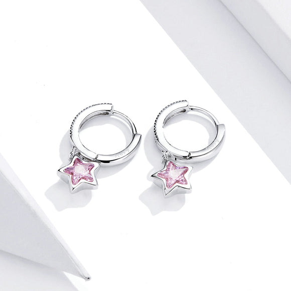 925 Sterling Silver Earrings with Pavé Setting CZ for Women