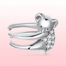 925 Sterling Silver CZ Pavé Setting Earrings-6