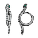 S925 Sterling Silver Pavé Setting CZ Earrings for Women-4