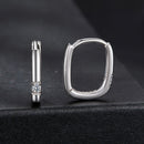 925 Sterling Silver Moissanite 0.16 ct Stud Earrings for Women-2