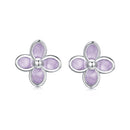 925 Sterling Silver Earrings with Enamel Process for Women-1