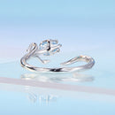 925 Sterling Silver 1.9mm Synthetic Spinel Ring for Women-1