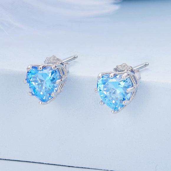925 Sterling Silver Earrings with Pavé Setting CZ for Women