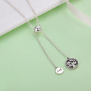 925 Sterling Silver Necklace 42CM Length with 9.5CM Pendant for Women-4
