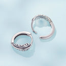 925 Sterling Silver Earrings with Oxidized Silver for Women-4