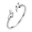S925 Oxidized Silver 0.15cm Ring-2