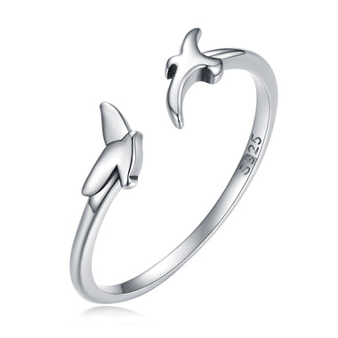 S925 Oxidized Silver 0.15cm Ring - 0