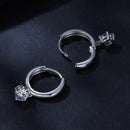 S925 Sterling Silver 0.50 Carat Moissanite Earrings for Women-6