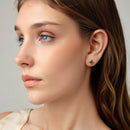 925 Sterling Silver Earrings with Transparent Glass for Women-7