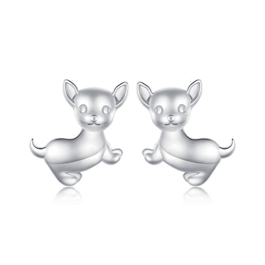 925 Sterling Silver Earrings Plated Platinum 10*12mm for Women - 0