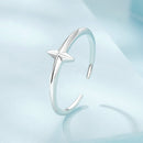 925 Sterling Silver Oxidized Silver 0.12cm Ring for Men-3