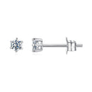 925 Sterling Silver 0.65 Carat Moissanite Earrings for Women-2