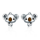 925 Sterling Silver Earrings 1.1*1.2cm for Women-1