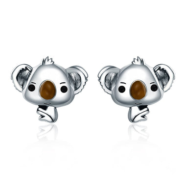 925 Sterling Silver Earrings 1.1*1.2cm for Women