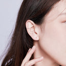 925 Sterling Silver Earrings with Platinum Plating, 1.3cm for Women-6