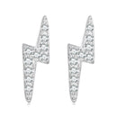 925 Sterling Silver Earrings with Pavé Setting CZ for Women-2