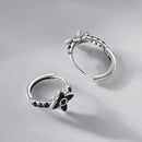 925 Sterling Silver Enamel and CZ Earrings for Women-5