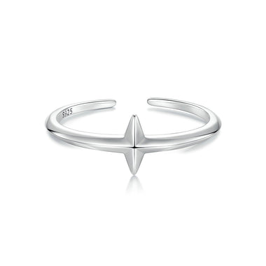 925 Sterling Silver Oxidized Silver 0.12cm Ring for Men - 0