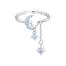 925 Sterling Silver Nano Opal Stone Ring for Women-1