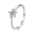925 Sterling Silver 0.30 Carat Moissanite Ring Size 8-1