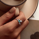 925 Sterling Silver Pavé CZ Ring-8
