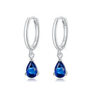 925 Sterling Silver Earrings with Pavé Setting CZ-2
