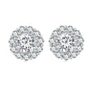 925 Sterling Silver 0.5 Carat Moissanite Earrings for Women-3