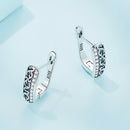 925 Sterling Silver Earrings with Pavé Setting CZ - 1.3m x 0.5m for Women-4