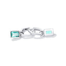 925 Sterling Silver Earrings with Pavé Setting CZ-6