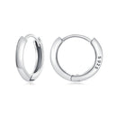 925 Sterling Silver Oxidized 14x3mm Earrings-3