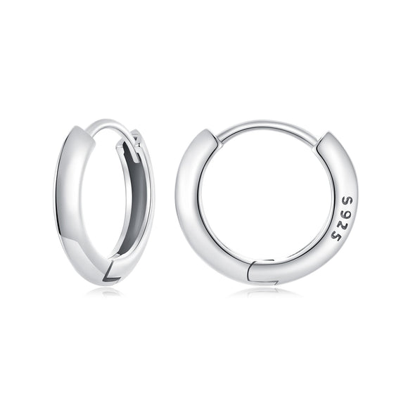 925 Sterling Silver Oxidized 14x3mm Earrings