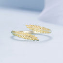 S925 Sterling Silver Gold Plated 0.16cm Ring-5