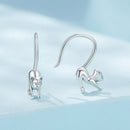 S925 Oxidized Silver Earrings 17x3mm for Women-3