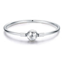 925 Sterling Silver Adjustable Bracelet Style Nan Size 17cm for Men-1