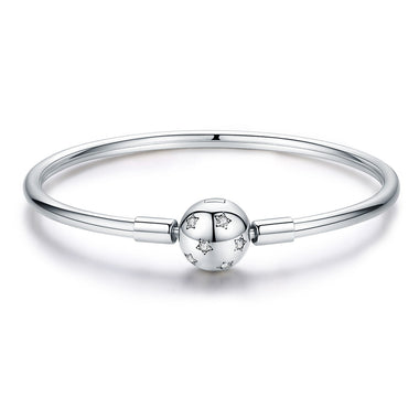 925 Sterling Silver Adjustable Bracelet Style Nan Size 17cm for Men