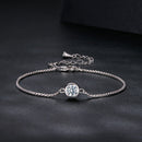 925 Sterling Silver 0.50 Carat Moissanite Bracelet for Women-3