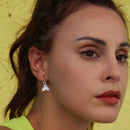 925 Sterling Silver Transparent Glass Earrings for Women-7